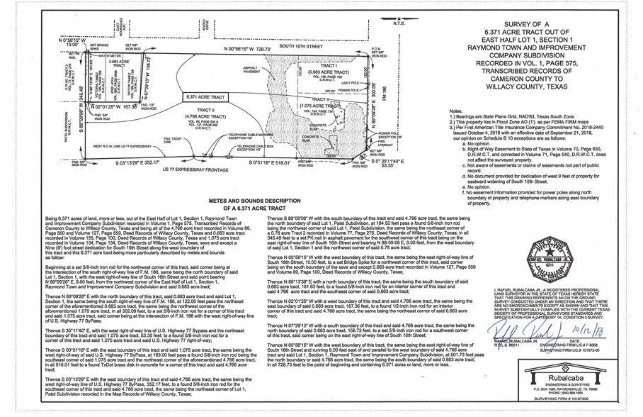 Highway 77 At Hidalgo Street, Raymondville, TX 78580 Highway 77 At