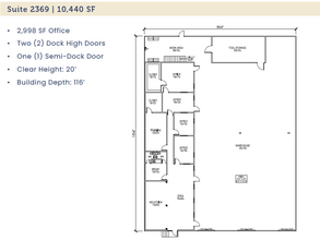 2355 Pecan Ct, Haltom City, TX for lease Floor Plan- Image 1 of 1