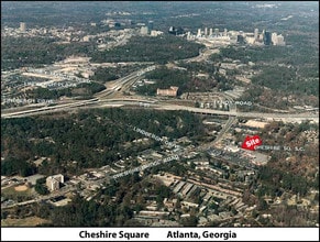 2325-2345 Cheshire Bridge Rd NE, Atlanta, GA - AERIAL map view