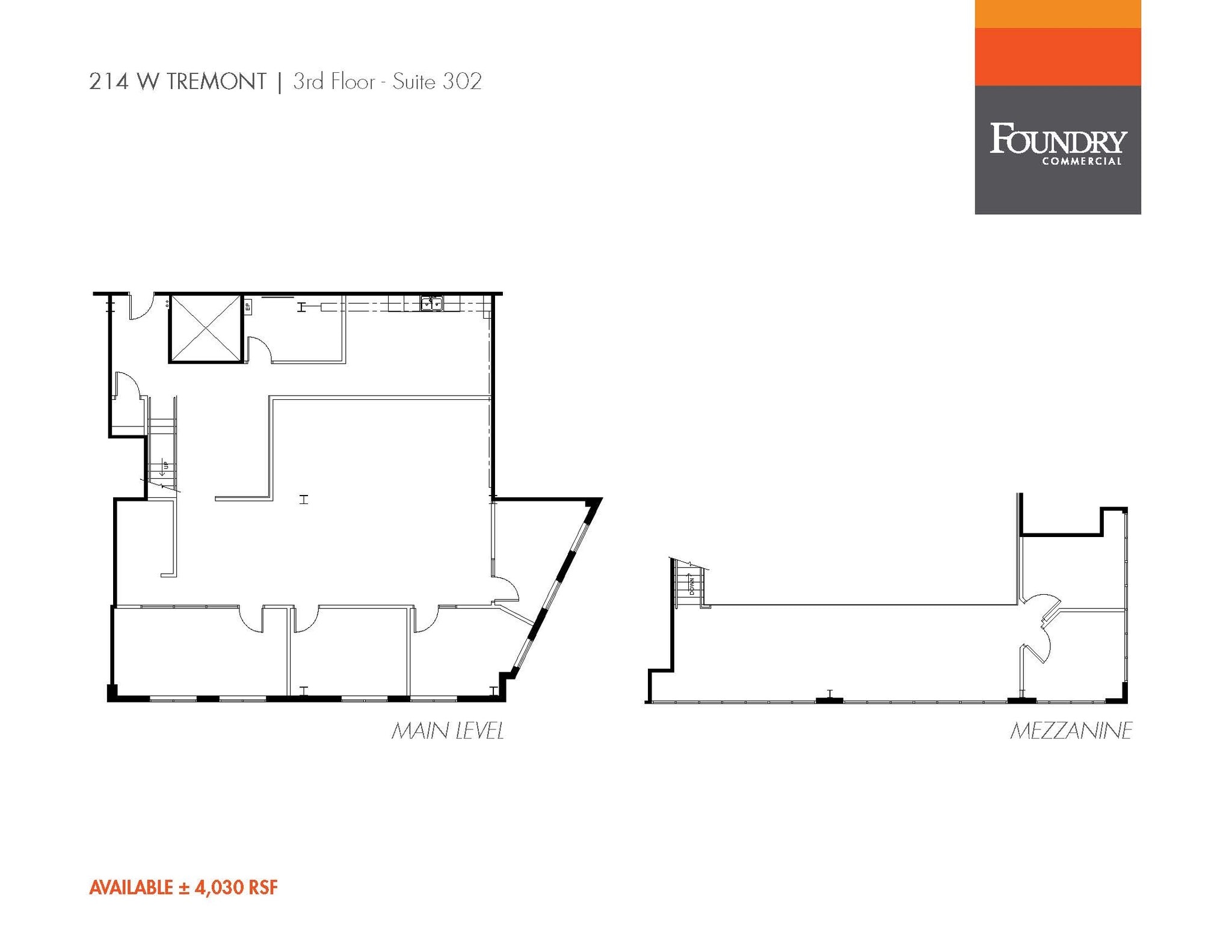 214 W Tremont Ave, Charlotte, NC for lease Floor Plan- Image 1 of 6