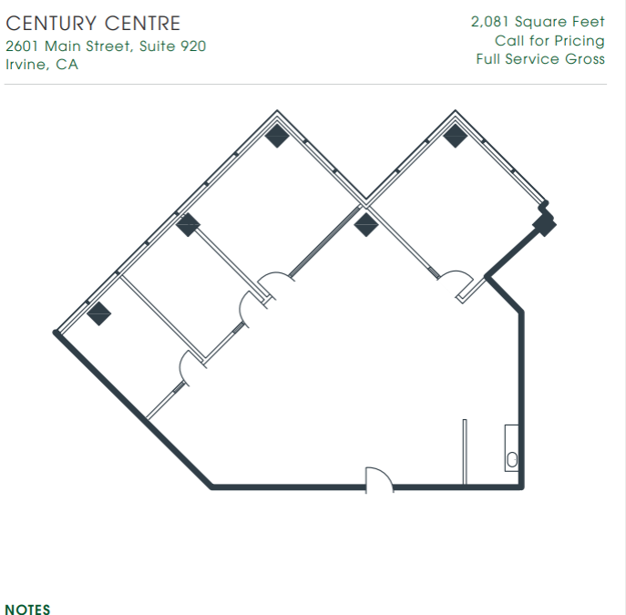 2601-2603 Main St, Irvine, CA for lease Floor Plan- Image 1 of 1