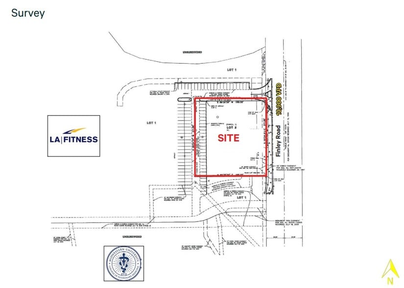 3300 Finley Rd, Downers Grove, IL for sale - Site Plan - Image 2 of 2