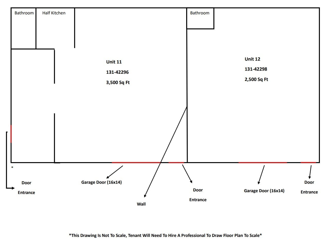 W5037 Amy Ave, Kaukauna, WI for lease Floor Plan- Image 1 of 2