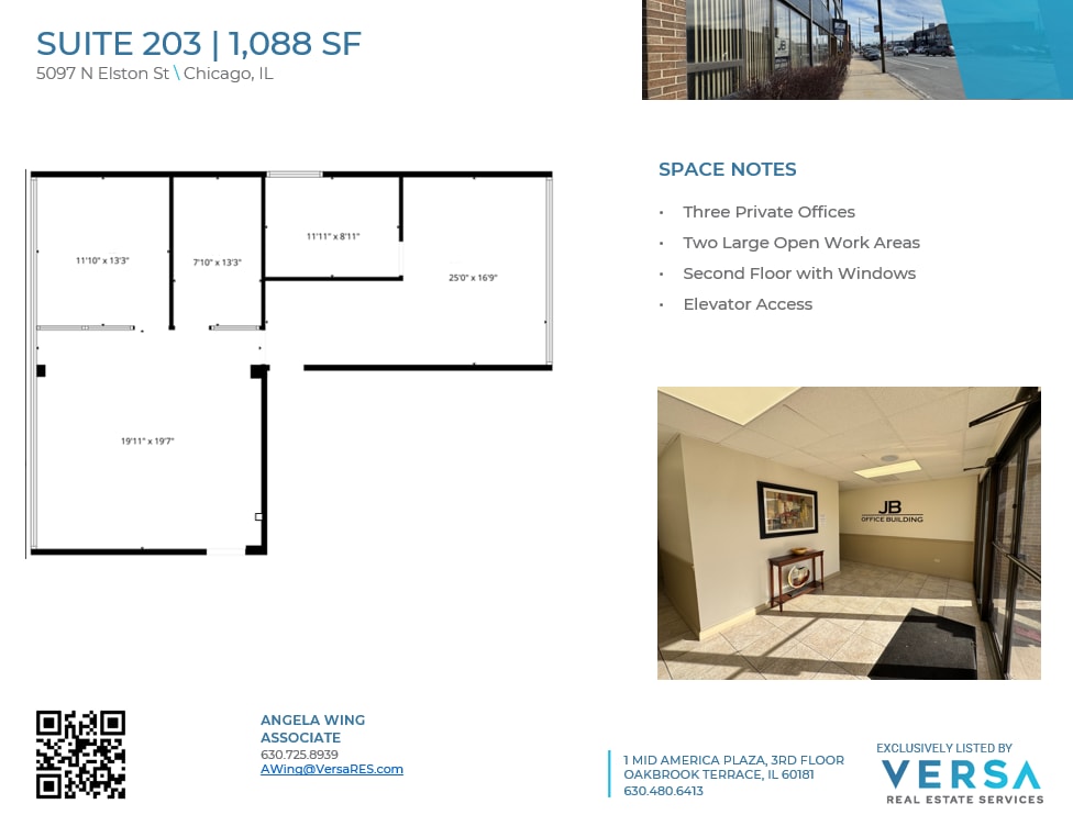 5097 N Elston Ave, Chicago, IL for lease Floor Plan- Image 1 of 1