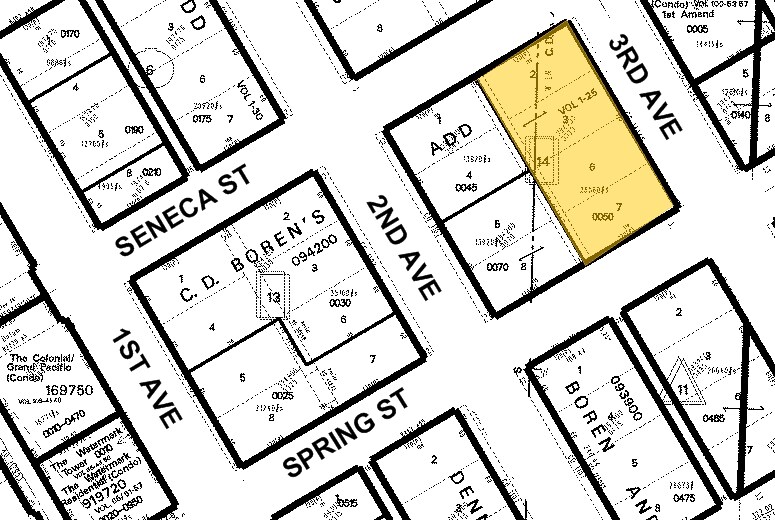 1111 3rd Ave, Seattle, WA for lease - Plat Map - Image 2 of 19
