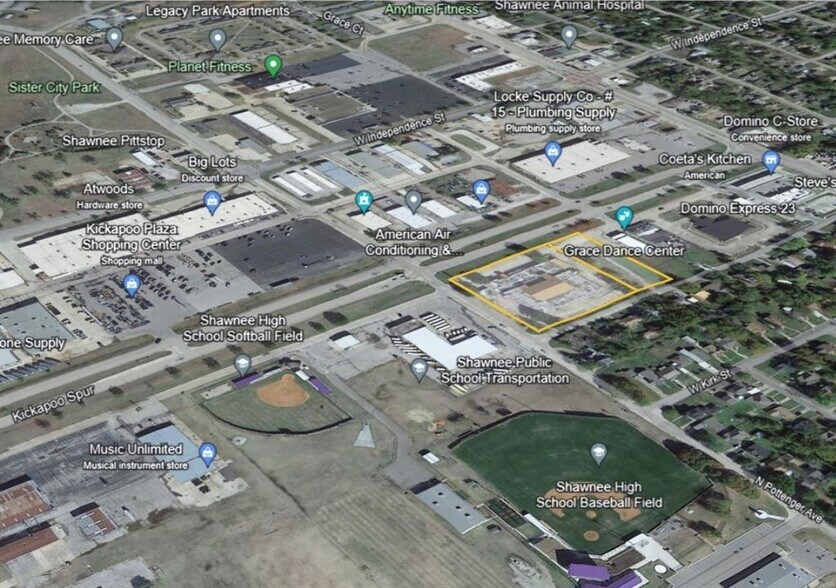 623 Kickapoo Spur St, Shawnee, OK for sale - Site Plan - Image 1 of 6