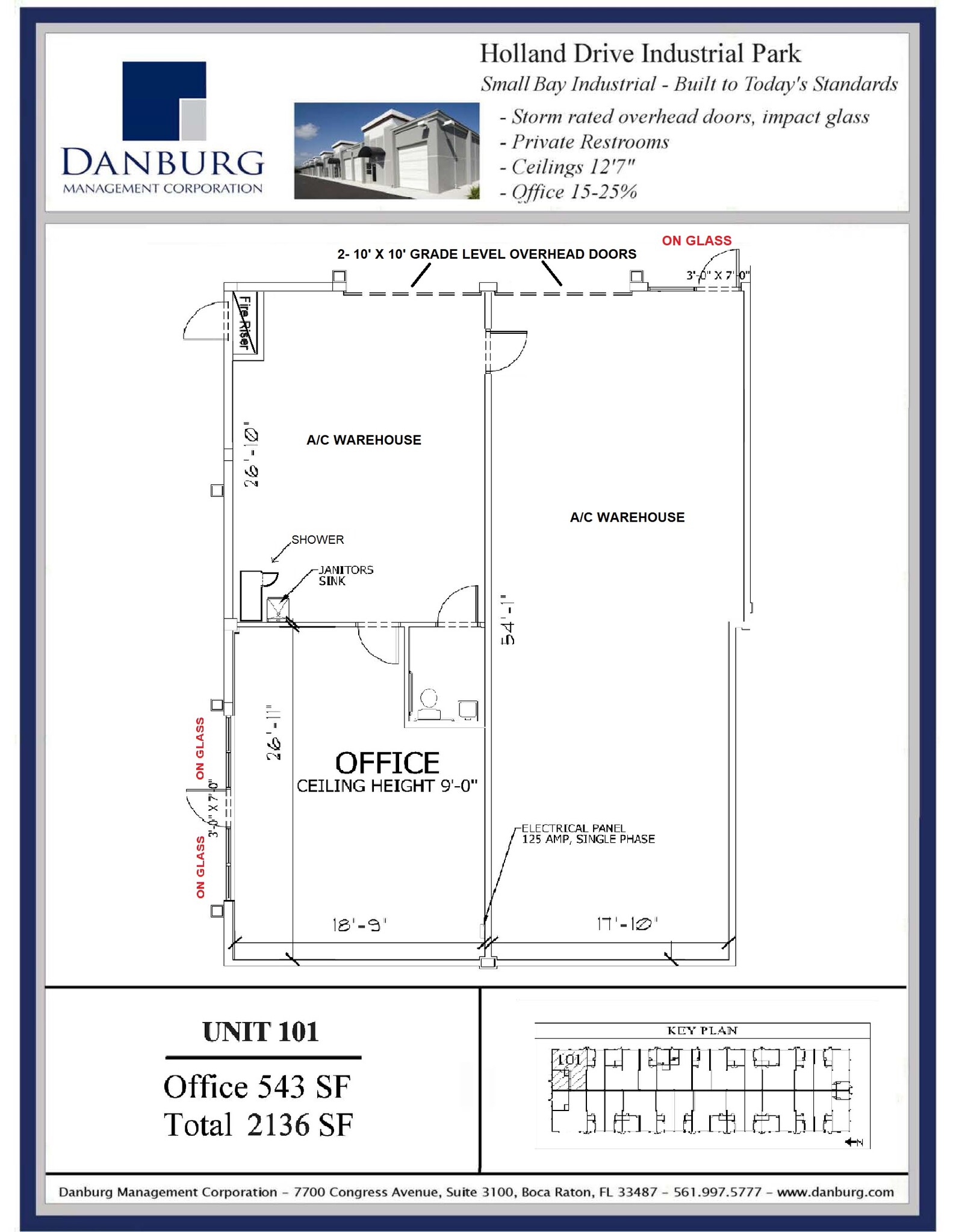 1020 Holland Dr, Boca Raton, FL for lease Floor Plan- Image 1 of 1