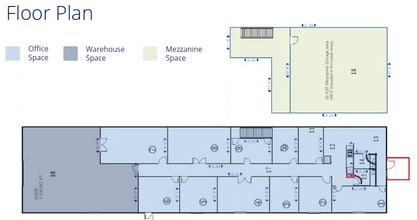 902-910 Gemini, Houston, TX for lease Floor Plan- Image 1 of 2