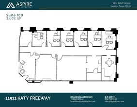 11511 Katy Fwy, Houston, TX for lease Floor Plan- Image 1 of 1