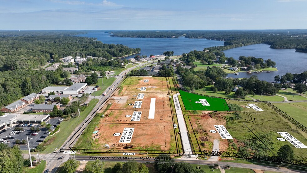 Lot 10 Thunder Pointe Drive, Eatonton, GA for sale - Aerial - Image 3 of 14