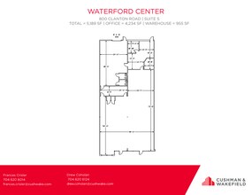 800 Clanton Rd, Charlotte, NC for lease Floor Plan- Image 1 of 1