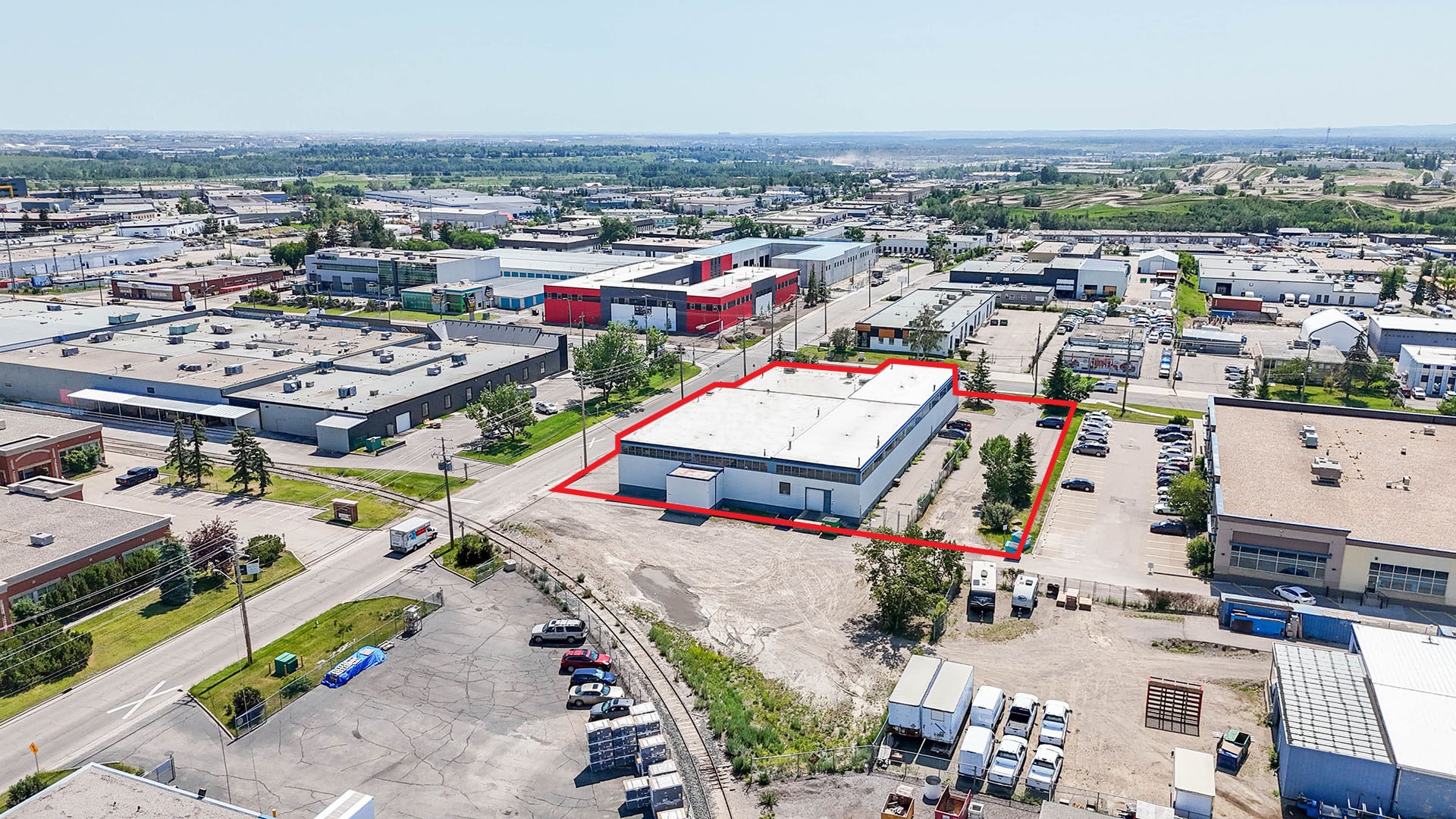 936 42nd Ave SE, Calgary, AB for lease Aerial- Image 1 of 10
