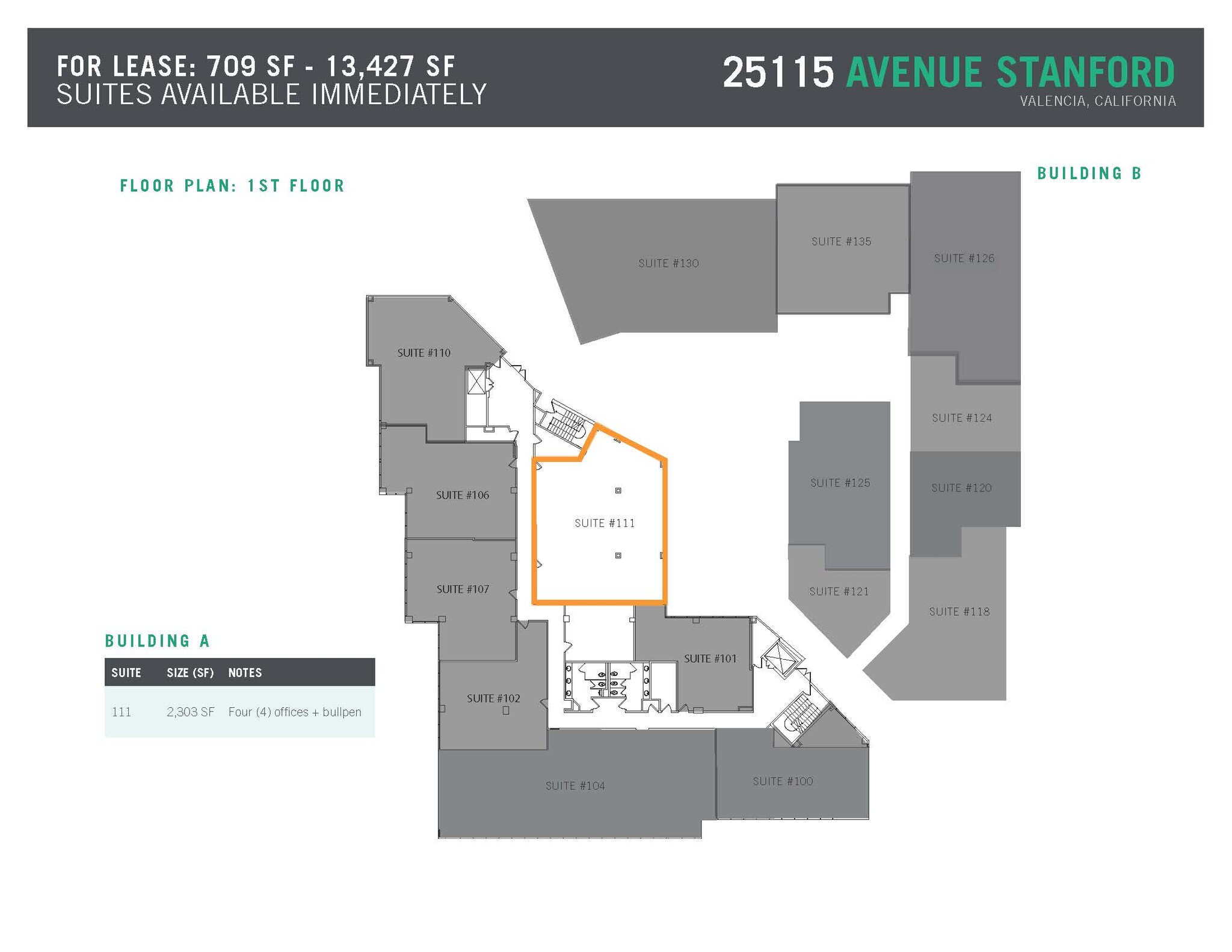 25115 Avenue Stanford, Valencia, CA for lease Floor Plan- Image 1 of 2