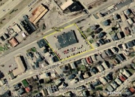 870 N Main St, Fall River, MA - aerial  map view