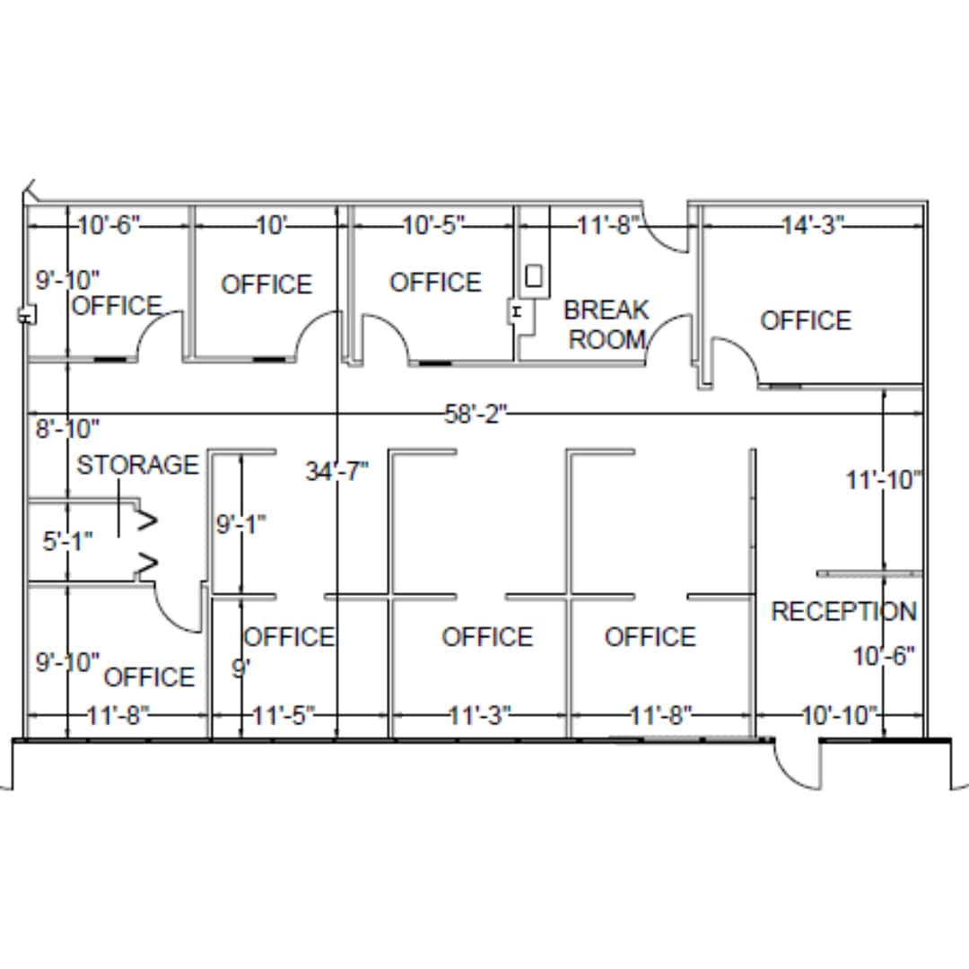 1395 S Marietta Pky SE, Marietta, GA for lease Floor Plan- Image 1 of 1