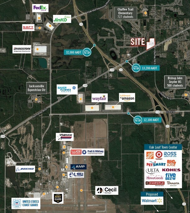 Normandy Blvd & Chaffee Road, Jacksonville, FL 32221 Plaza at