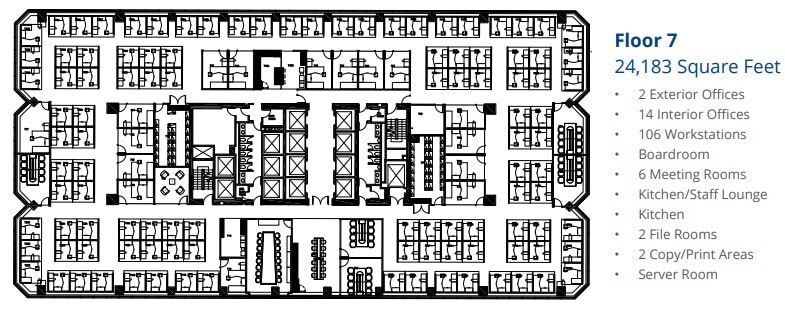 237 4th Ave SW, Calgary, AB for lease Floor Plan- Image 1 of 1