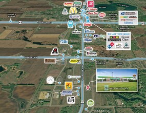 16777 Marketplace Dr, Big Lake, MN - aerial  map view