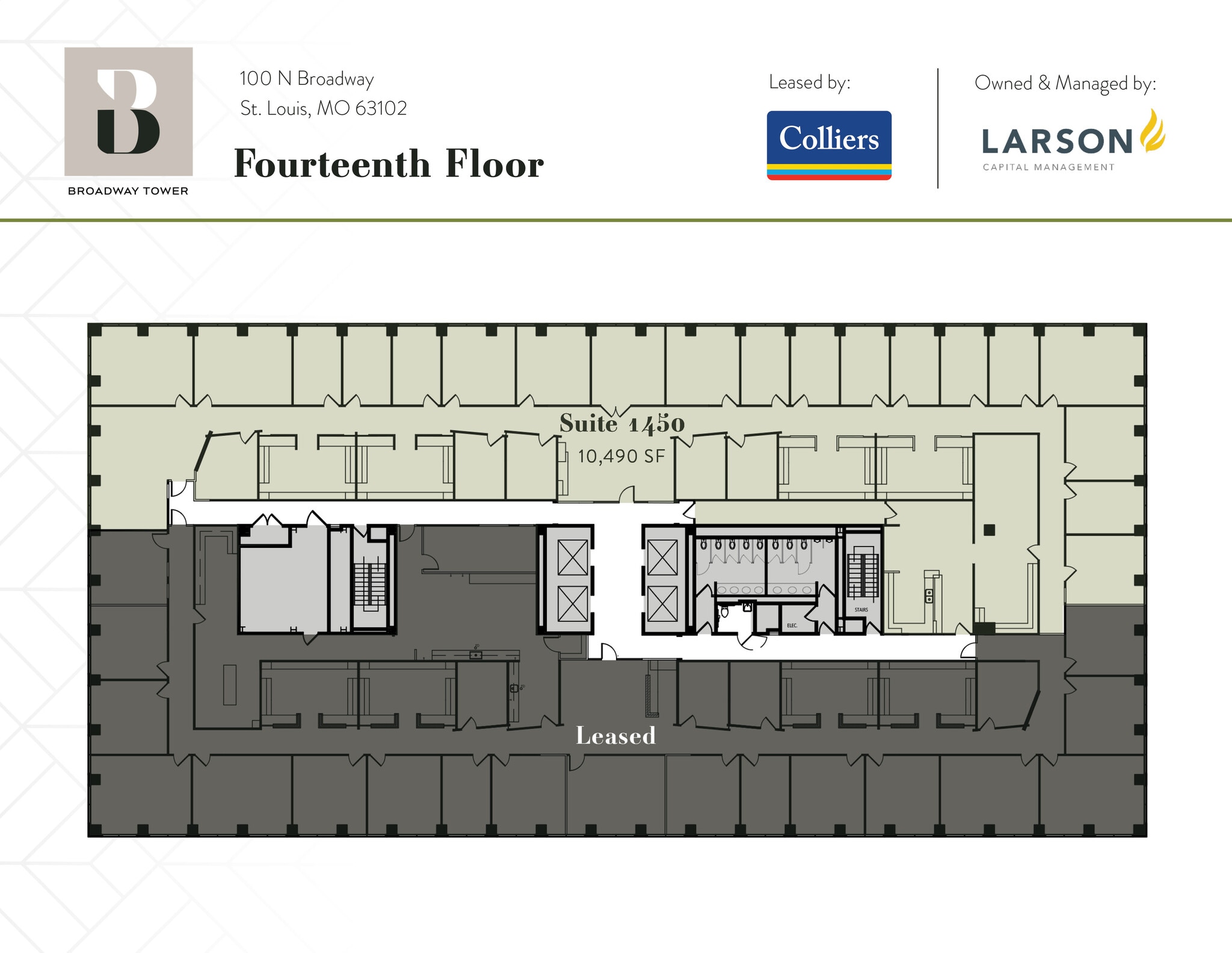 100 N Broadway, Saint Louis, MO for lease Floor Plan- Image 1 of 1