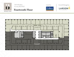 100 N Broadway, Saint Louis, MO for lease Floor Plan- Image 1 of 1