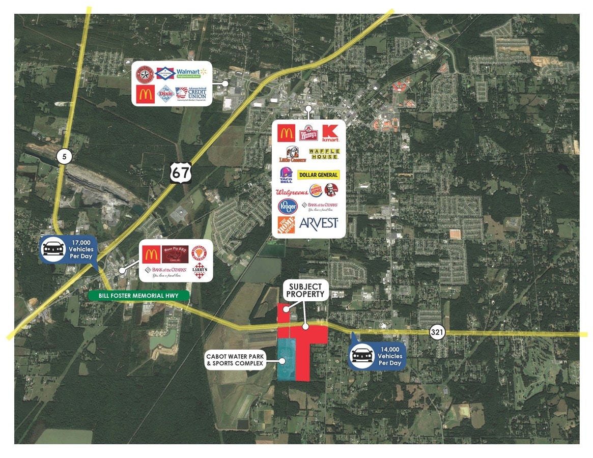 US 67/167 Hwy, Cabot, AR 72023