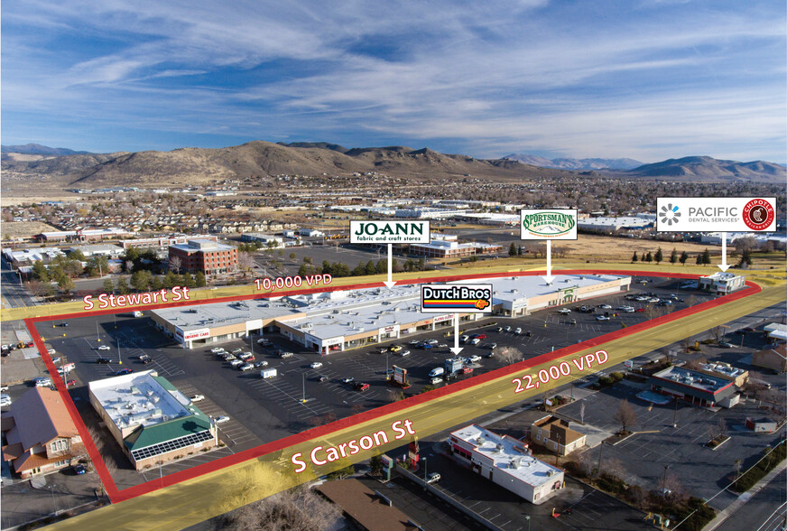 1313 S Carson St, Carson City, NV for lease - Aerial - Image 1 of 15