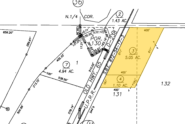 23745 Avenue 112, Porterville, CA for sale - Plat Map - Image 2 of 14