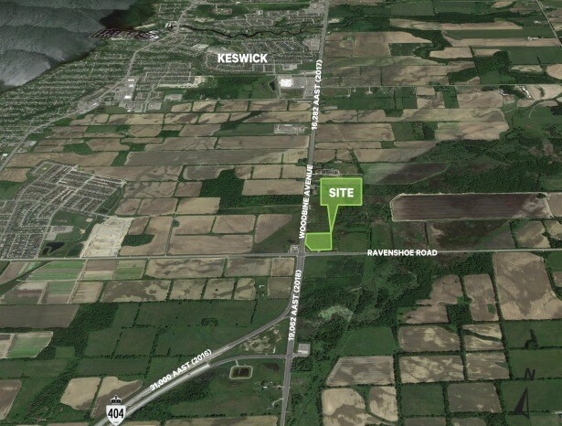 Woodbine & Ravenshoe Rd, Georgina, ON for lease - Aerial - Image 2 of 2