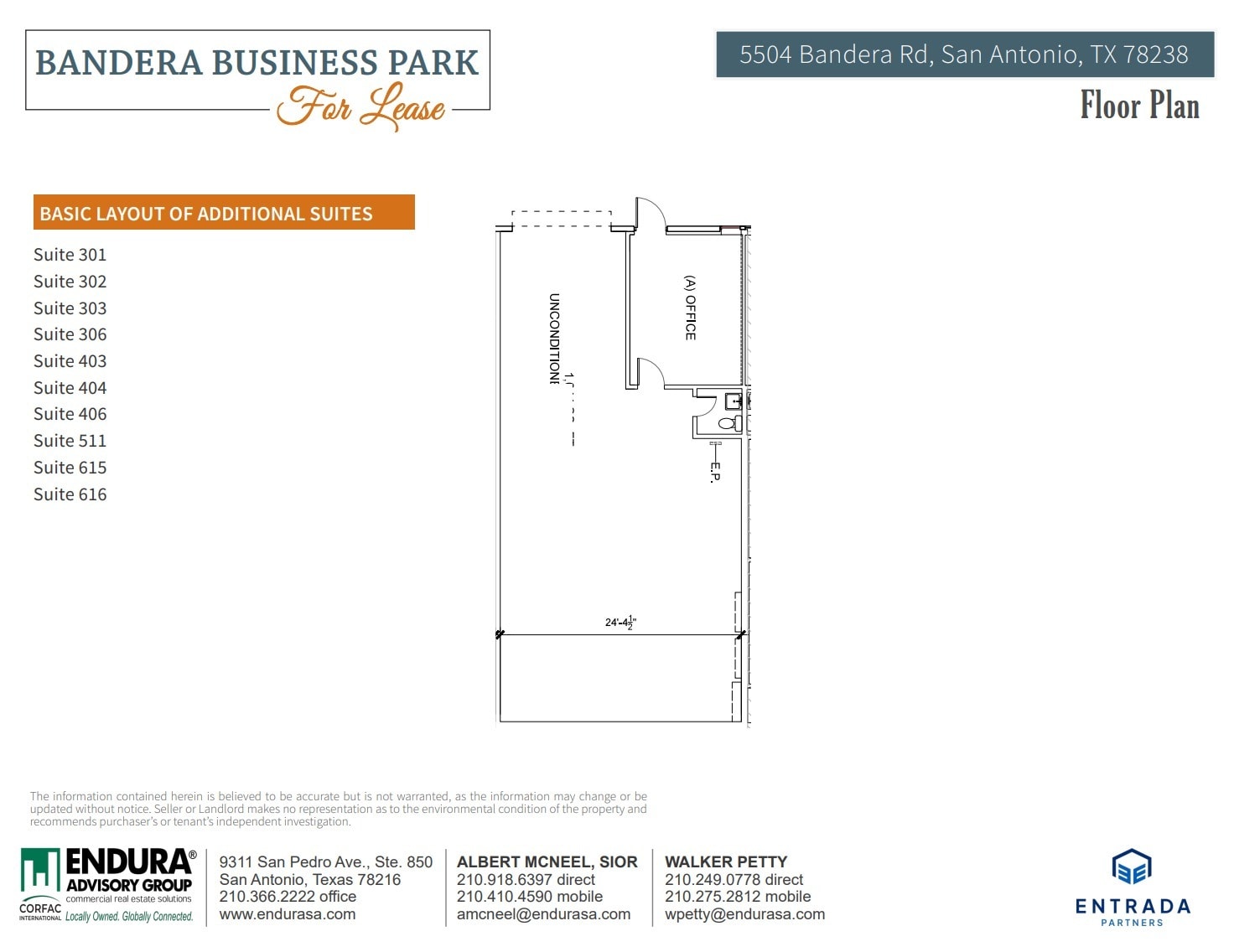 5504-1 Bandera Rd, San Antonio, TX for lease Floor Plan- Image 1 of 1