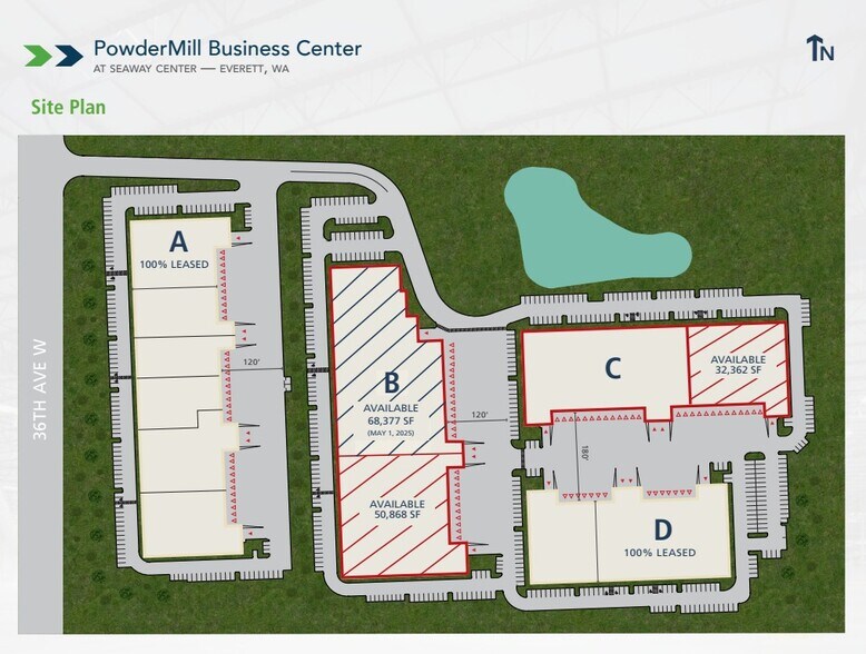 6305 36th Ave W, Everett, WA for lease - Site Plan - Image 2 of 2