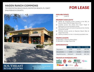 More details for 7410 Boynton Beach Blvd, Boynton Beach, FL - Retail for Lease