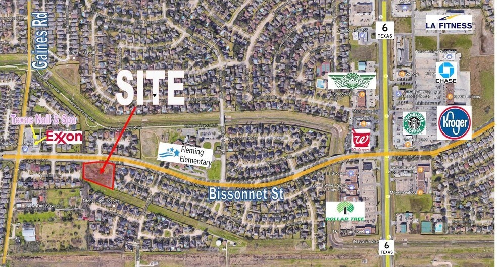 Bissonnet St, Sugar Land, TX for sale - Building Photo - Image 1 of 10