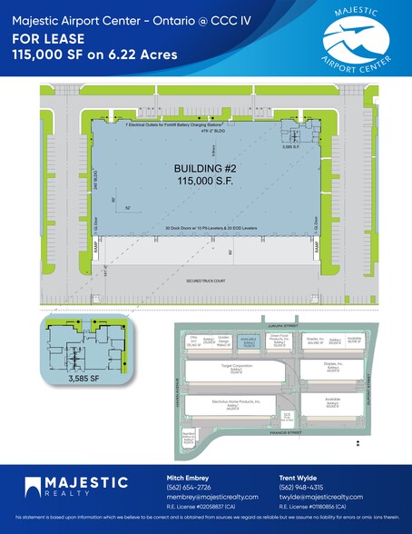 3690 Jurupa St, Ontario, CA for lease - Site Plan - Image 1 of 9