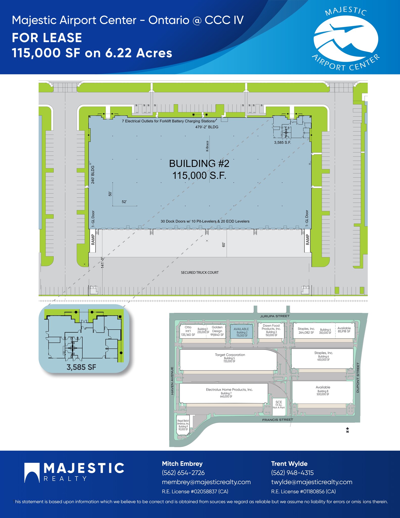 3690 Jurupa St, Ontario, CA for lease Site Plan- Image 1 of 10