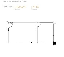 4745 N 7th St, Phoenix, AZ for lease Floor Plan- Image 1 of 1