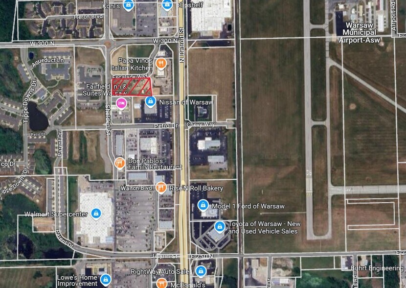 TBD Escalade Way at Sheldon St., Warsaw, IN for sale - Aerial - Image 2 of 8