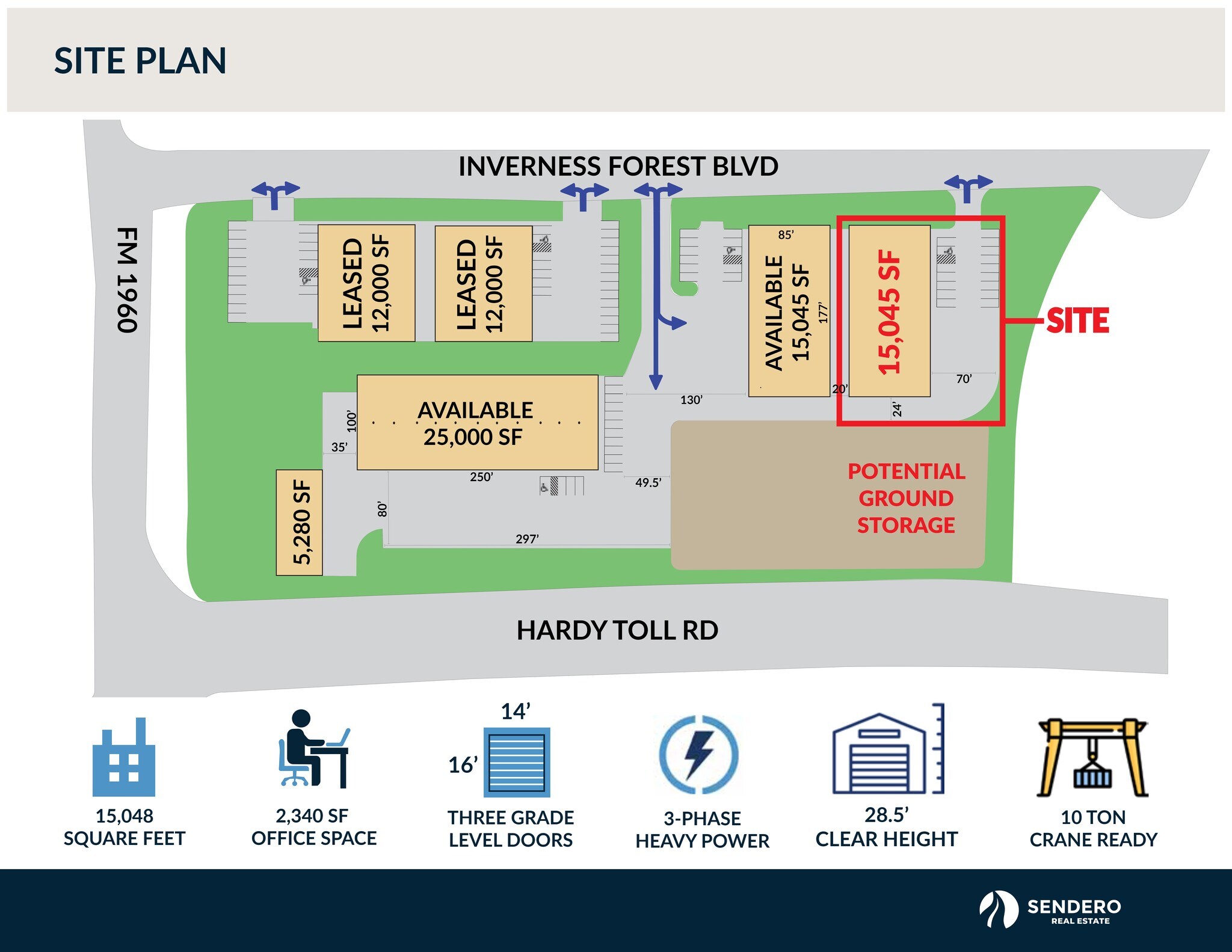 21740 Inverness Forest Blvd, Houston, TX 77073 Industrial for Sale