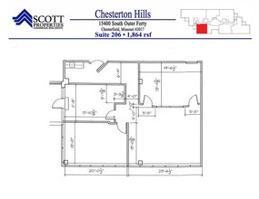 15400 S Outer Forty, Chesterfield, MO for lease Floor Plan- Image 1 of 8