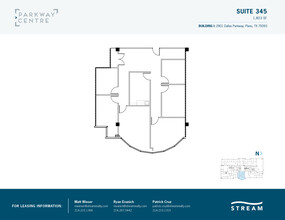 2901 N Dallas Pky, Plano, TX for lease Floor Plan- Image 1 of 1