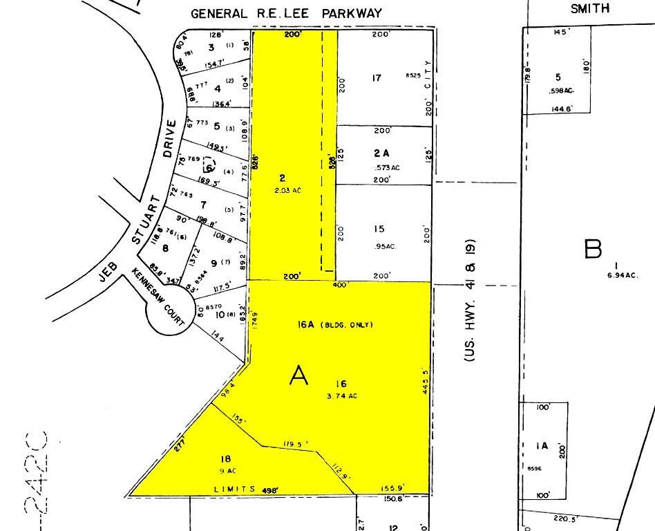 8557 Tara Blvd, Jonesboro, GA for sale Plat Map- Image 1 of 1