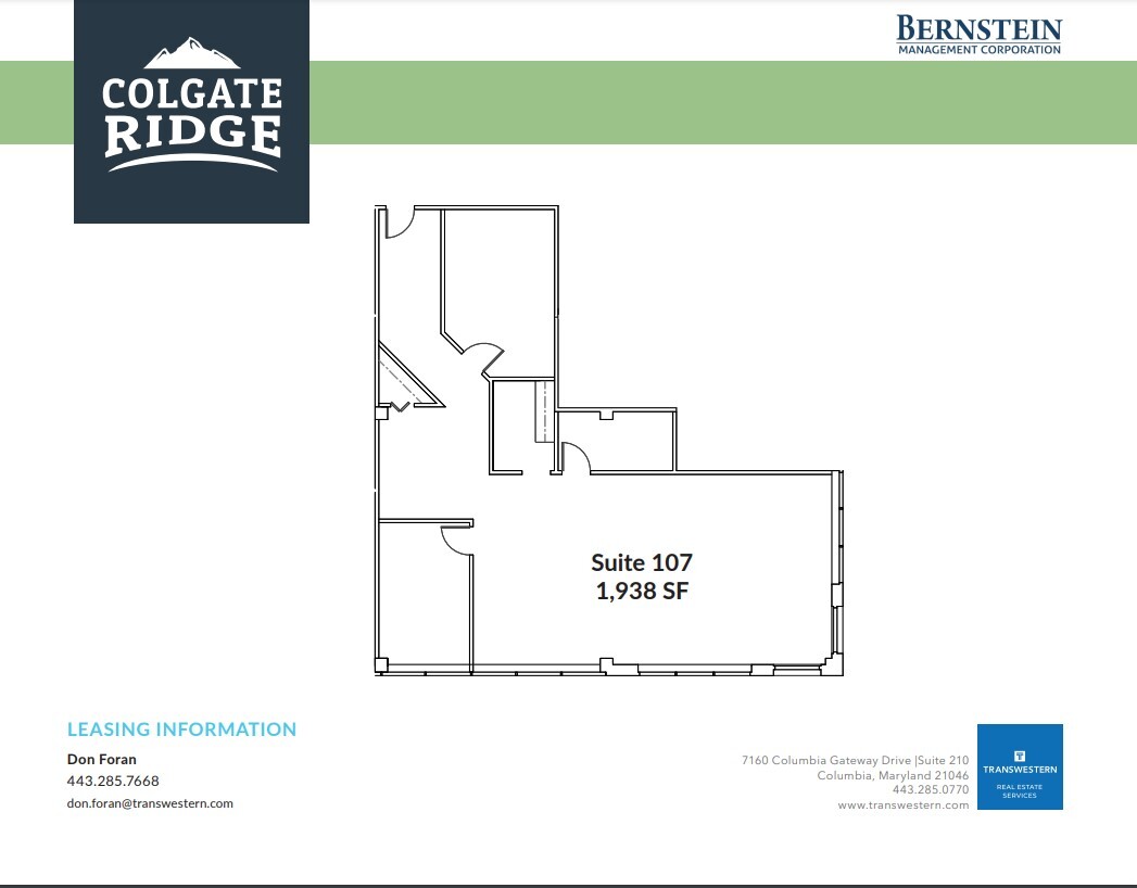 7125 Thomas Edison Dr, Columbia, MD for lease Floor Plan- Image 1 of 2