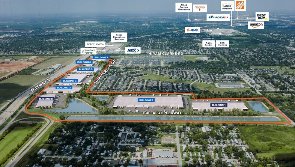 15222 Buffalo Speedway, Houston, TX for lease - Aerial - Image 3 of 6