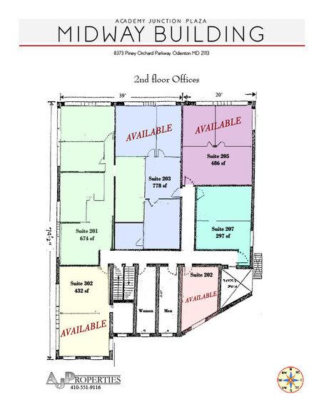 8373 Piney Orchard Pky, Odenton, MD for lease - Floor Plan - Image 2 of 2