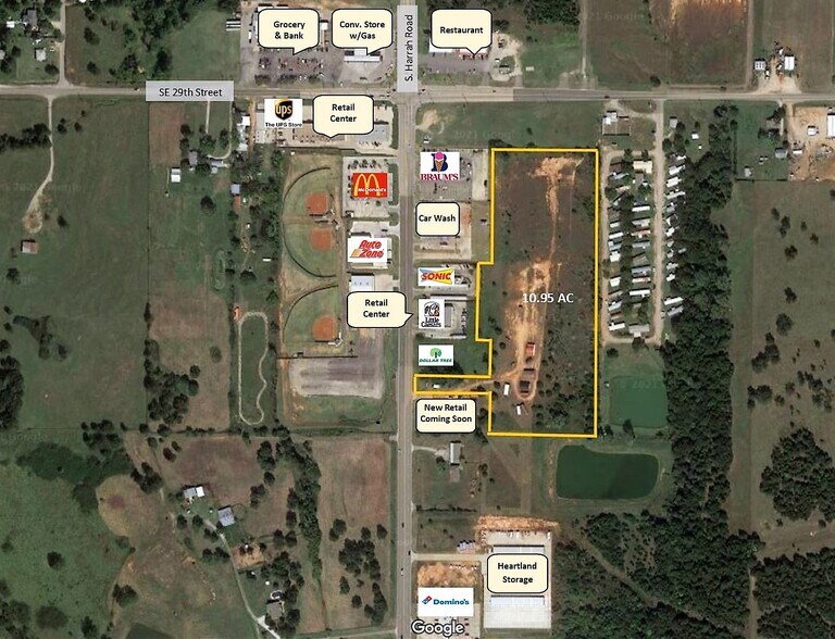 SE/c of 29th & Harrah Rd, Harrah, OK 73045 Land for Sale