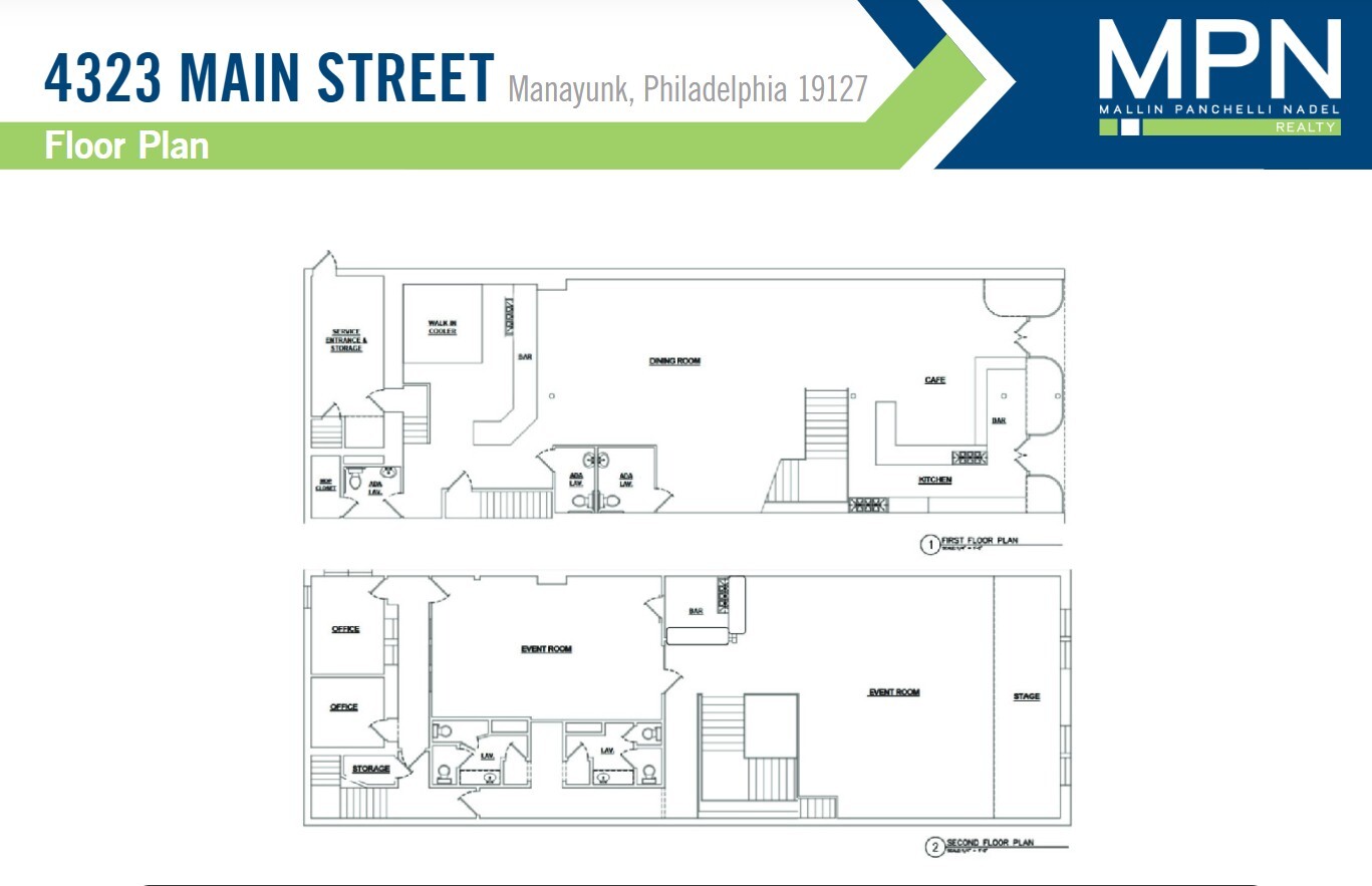 4323 Main St, Philadelphia, PA for sale Floor Plan- Image 1 of 1