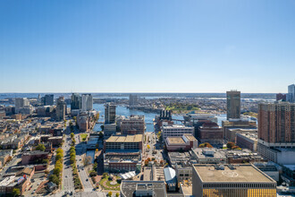 55 Market Pl, Baltimore, MD - aerial  map view