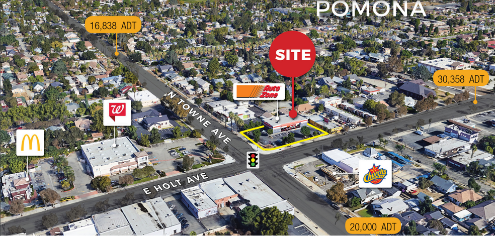 501 E Holt Ave, Pomona, CA for lease - Building Photo - Image 1 of 3