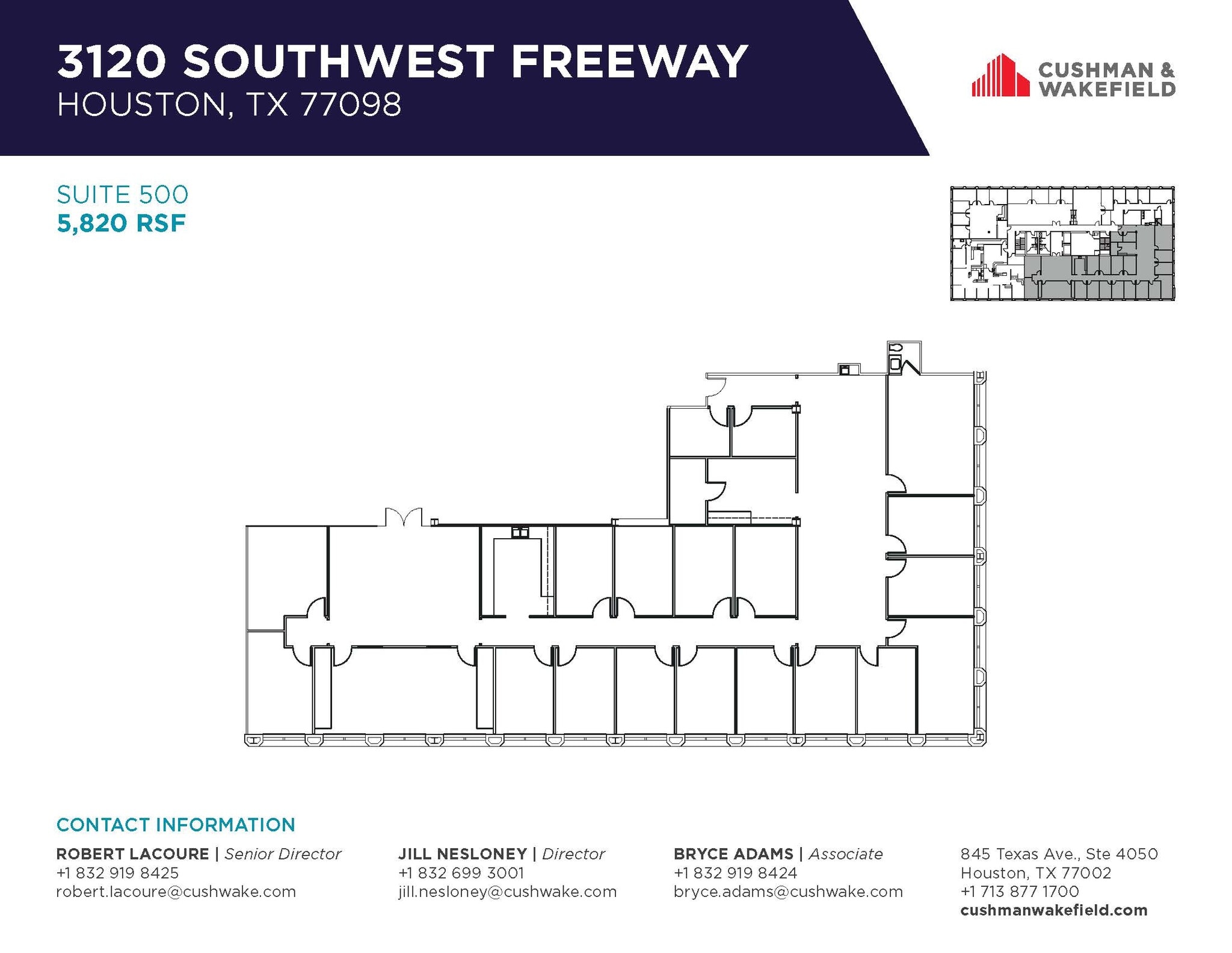 3120 Southwest Fwy, Houston, TX for lease Floor Plan- Image 1 of 1