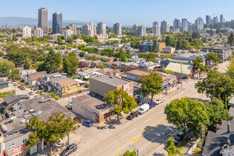 3155-3159 Kingsway, Vancouver, BC - AERIAL  map view