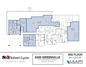 6500 Greenville Ave, Dallas, TX for lease Floor Plan- Image 2 of 2